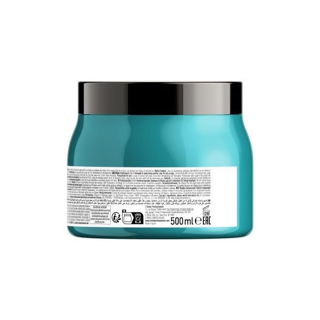 Argile purifiante 2-en-1 cheveux gras Scalp Advanced L'Oréal Professionnel 500ML