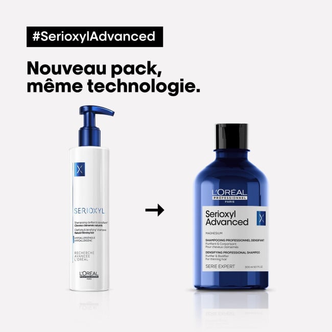 Shampooing corporisant Serioxyl Advanced L'Oréal Professionnel 1,5L