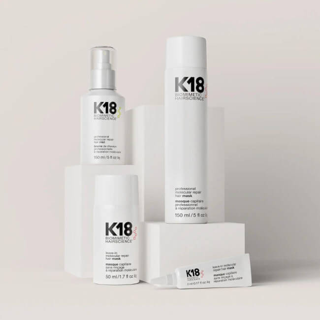 Nebbia professionale riparatrice per capelli K18 da 150ML