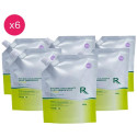 Pack de 6 poudres décolorante 7 tons sans ammoniaque Generik 500G