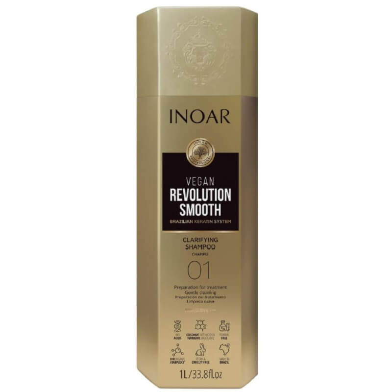 Shampooing vegan revolution smooth Inoar 1L