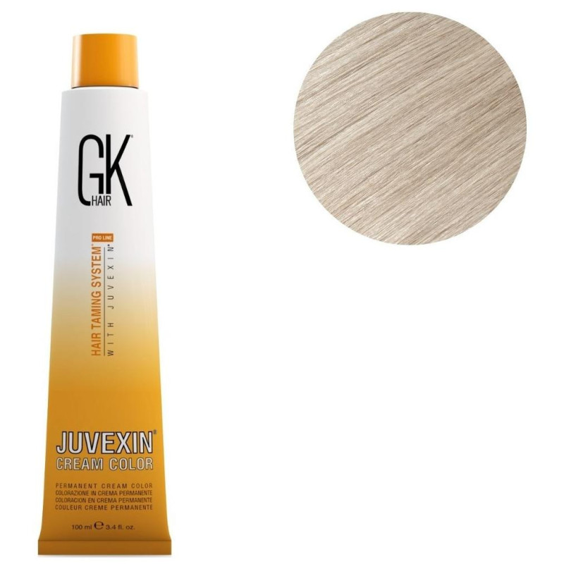 Coloration Juvexin  10.1 blond très clair platine cendré Gkhair 100ML