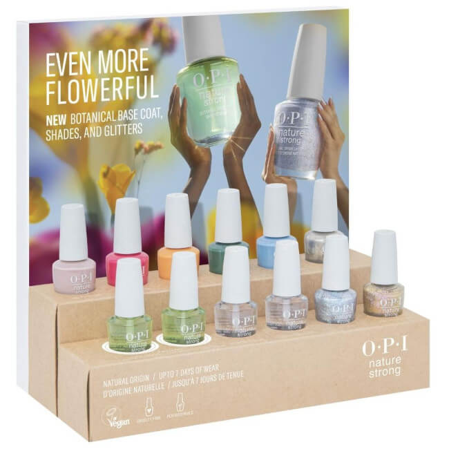 Présentoir complet nouvelle collection Nature Strong OPI