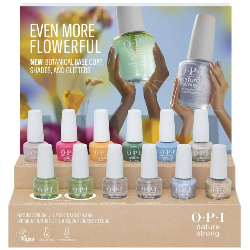 Présentoir complet nouvelle collection Nature Strong OPI