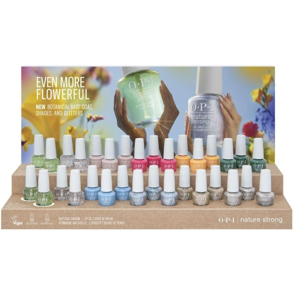 Présentoir complet nouvelle collection Nature Strong OPI