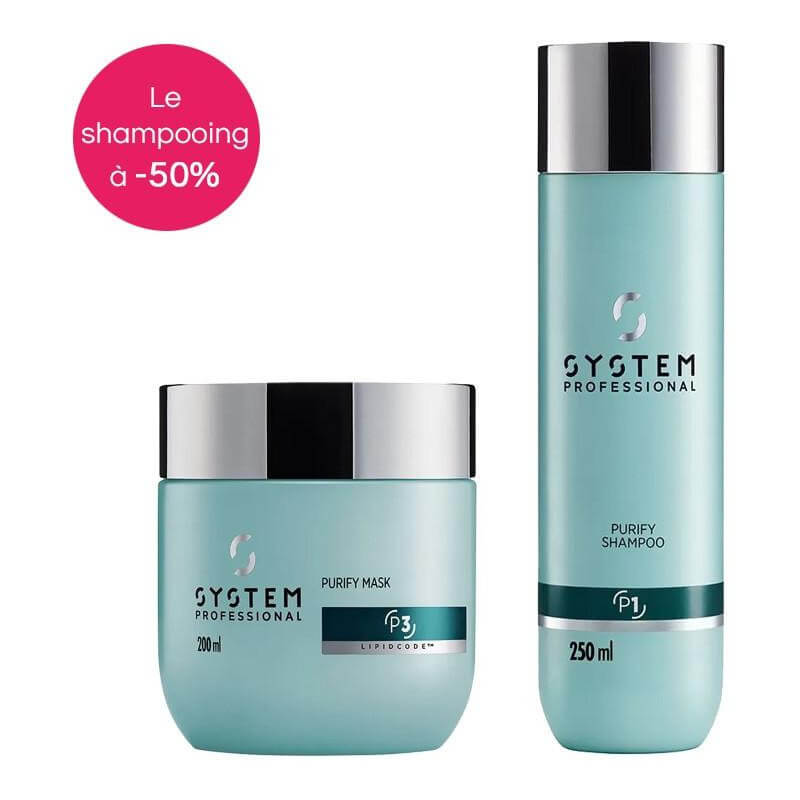 Paquete Derma Purify Anti-caspa con loción System Professional