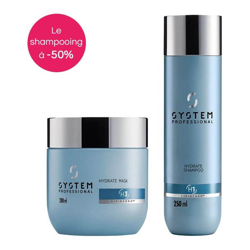 Hydrate System Professionelle Hydratationsroutine mit KOSTENLOSEM Shampoo