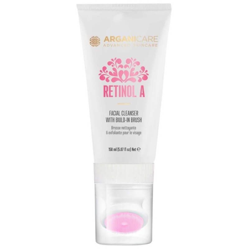 Nettoyante facial com escova de Rétinol Arganicare 150 ml