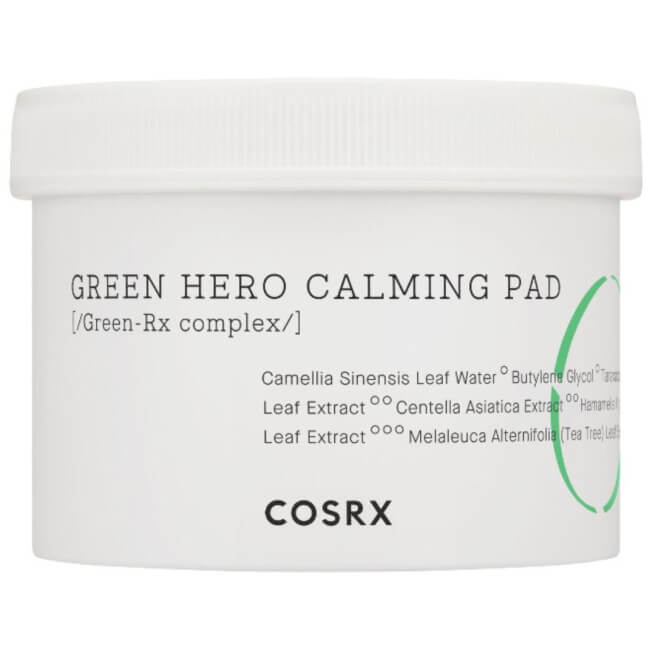 70 adesivos ONE STEP GREEN HERO para acalmar a pele