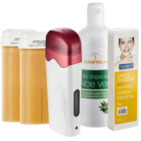 Kit de depilação com cera de mel