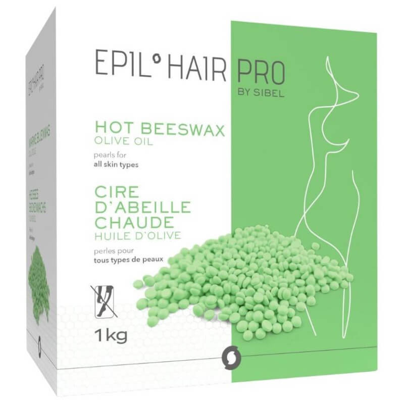 Cera depilatória em pastilhas com azeite de oliva Sibel 1KG