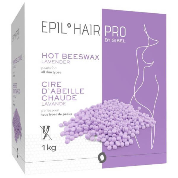 Cera de depilação em pastilhas de lavanda Sibel 1KG Cera de depilação em pastilhas de lavanda Sibel 1KG