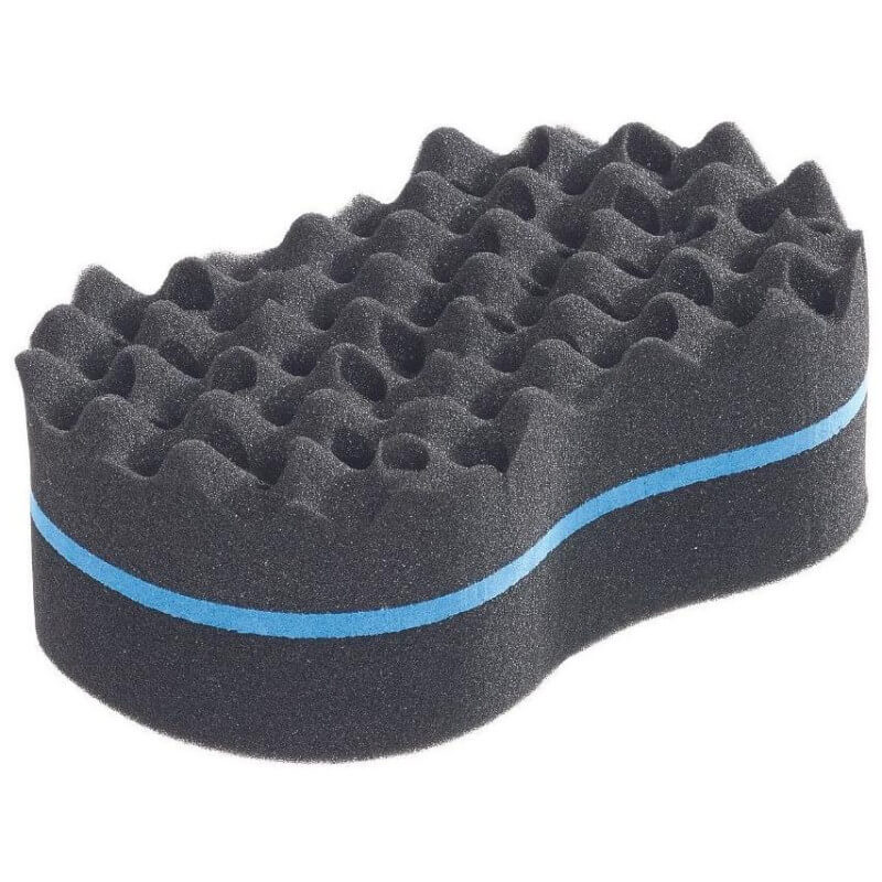 Esponja para cabelos crespos azul Sibel