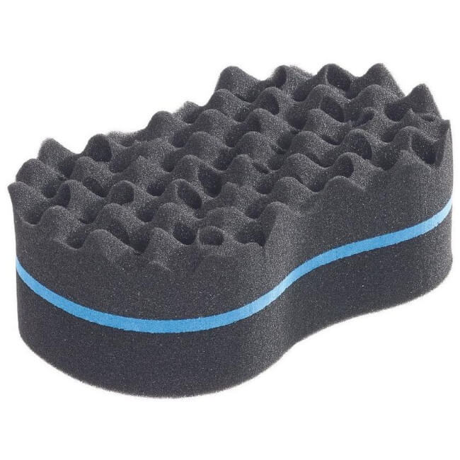 Esponja para cabelos crespos azul Sibel