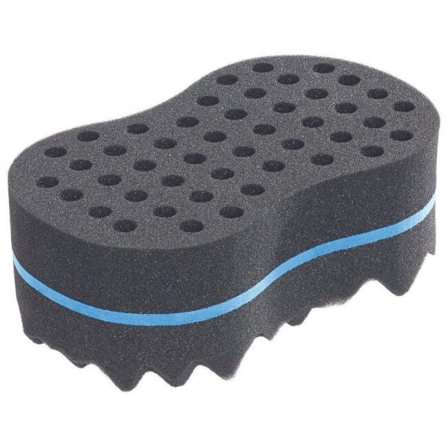 Esponja para cabelos crespos azul Sibel