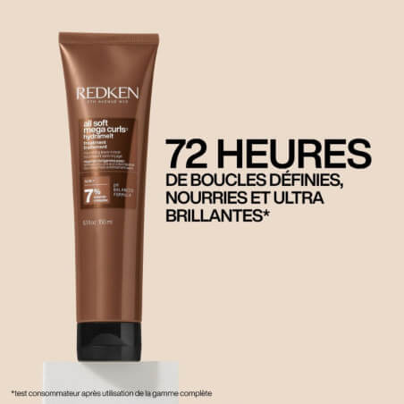 Cuidados sem enxágue Hydramelt All Soft Mega Curls Redken 150ML