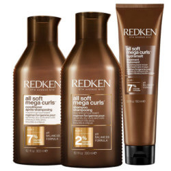 Trio nutritivo para cabelos cacheados All Soft Mega Curls Redken