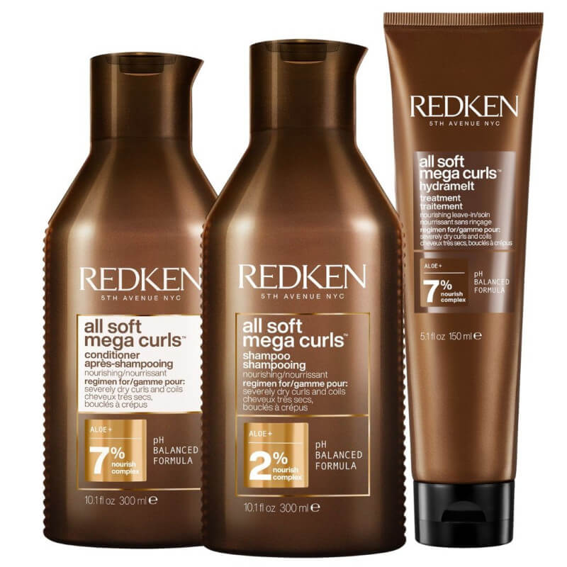 Trio nourrissant cheveux bouclés All Soft Mega Curls Redken