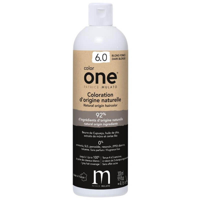 Colorante Color One 6.0 Rubio oscuro Patrice Mulato 300ML