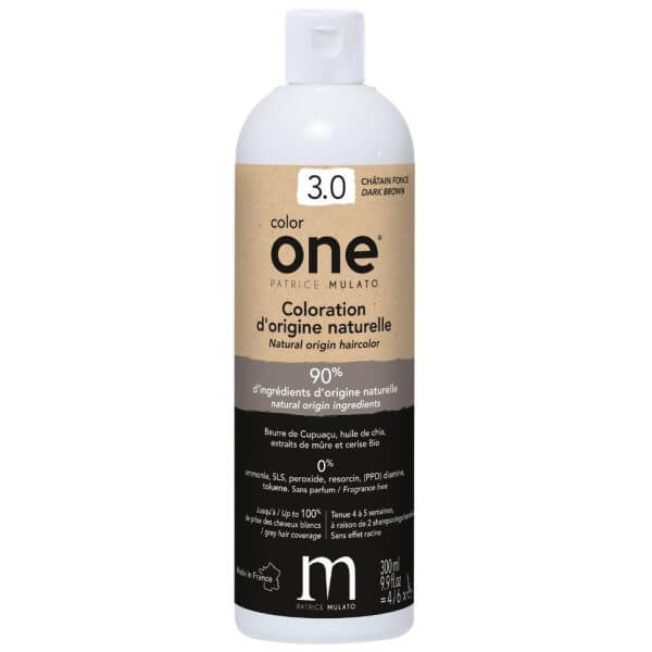 Coloration Color One 3.0 châtain foncé Patrice Mulato Coloration Color One 3.0 châtain foncé Patrice Mulato