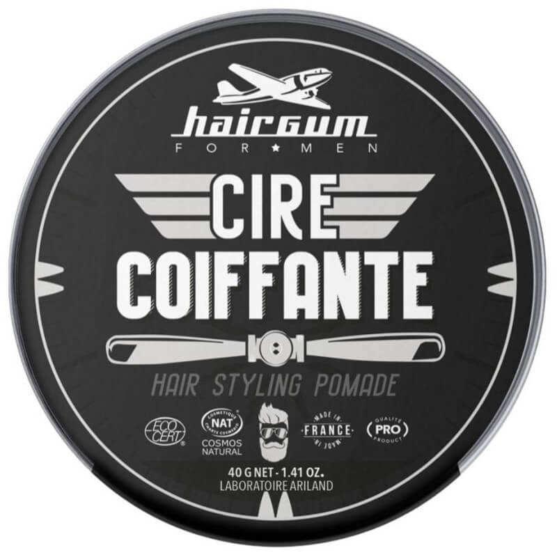 Cera capilar para cabelo, barba e bigode Hairgum 40g