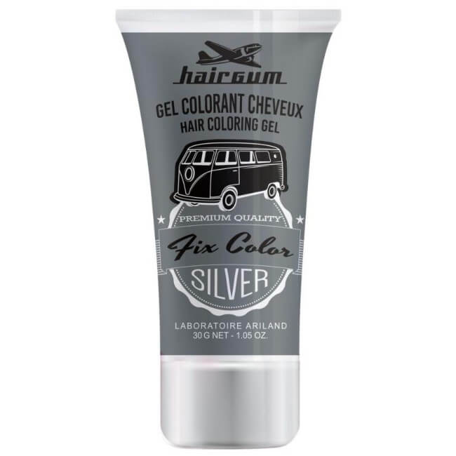 Hairgum Fix Color Gel 30 ML Silber