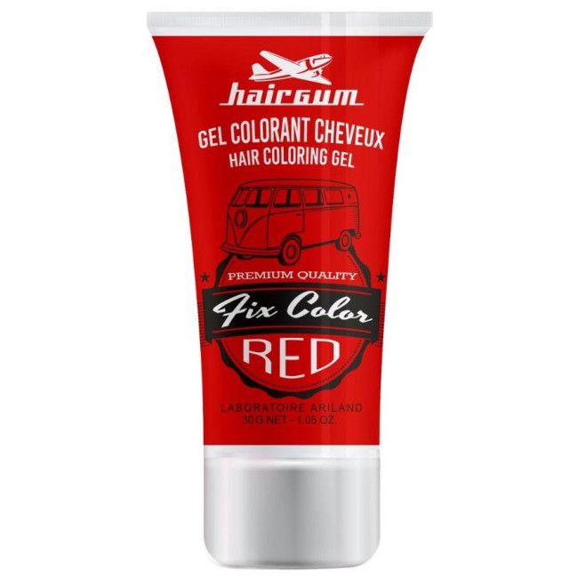 Hairgum Fix Gel Color Rojo 30 ML