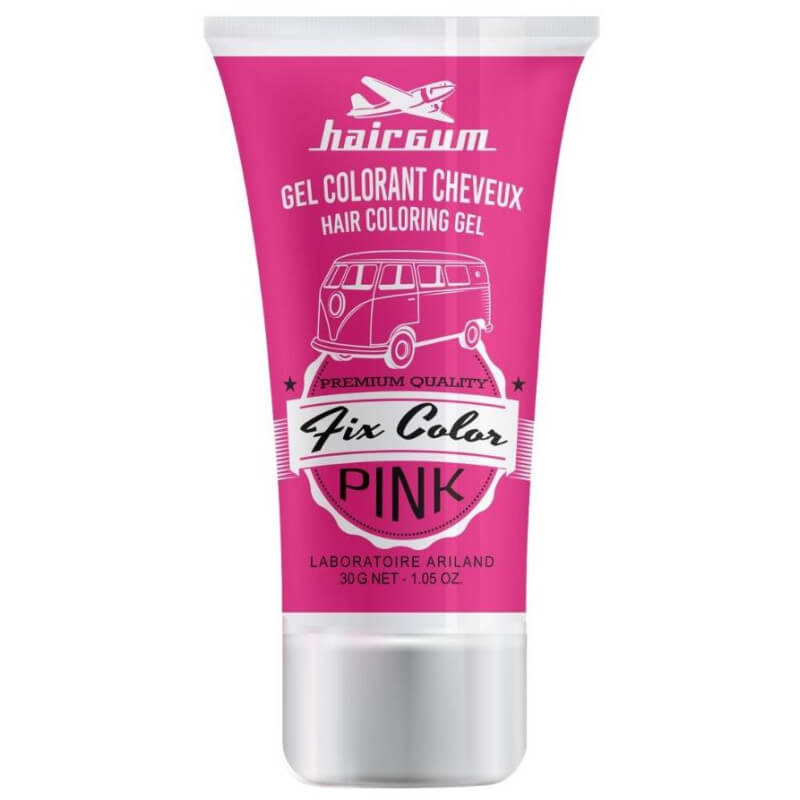 Fijar el gel del color fucsia Hairgum 30 ML