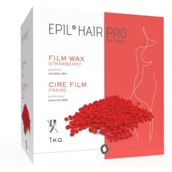 Depilatory wax pearls strawberry Sibel 1KG