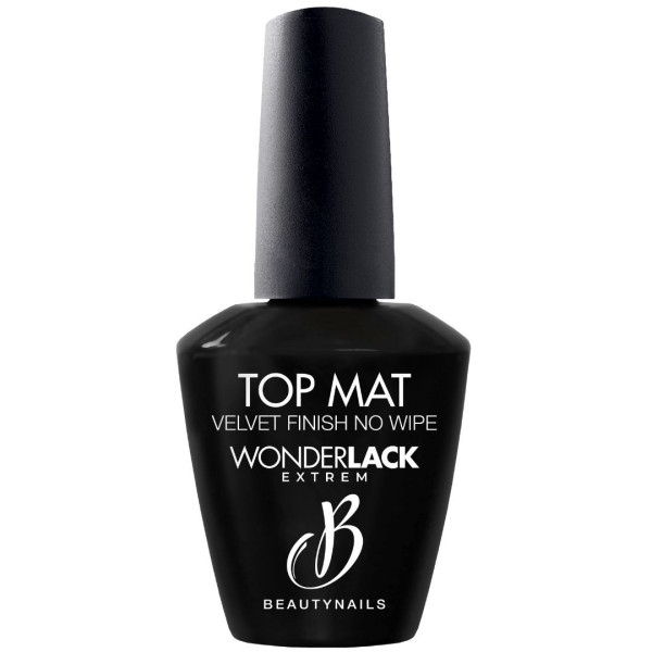 Matte velvet finish top coat, No Wipe by Beautynails