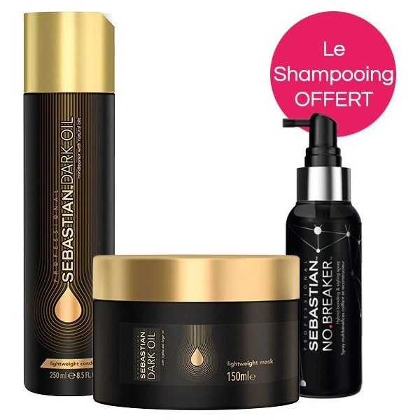 Offre spéciale Dark Oil Sebastian Professional avec le shampooing OFFERT