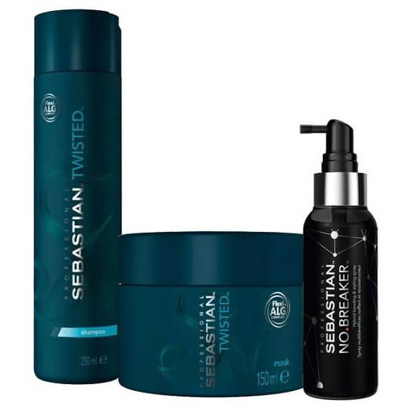 Pack Twisted com spray multi-benefícios No.Breaker Sebastian Professional Pack Twisted com spray multi-benefícios No.Breaker Sebastian Professional