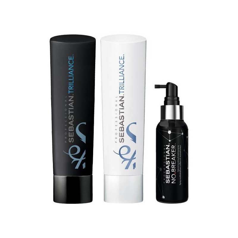 Pack Trilliance com spray multi-benefícios No.Breaker da Sebastion Professional.