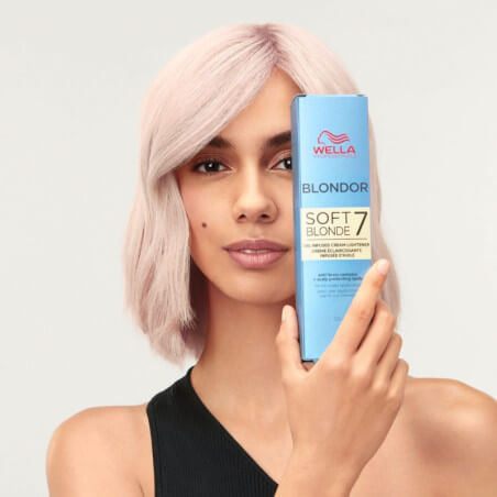 Blondor Soft Blonde 7 ontkleurende crème van Wella 200 g