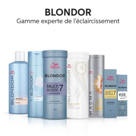 Crema decolorante Blondor Soft Blonde 7 de Wella 200G