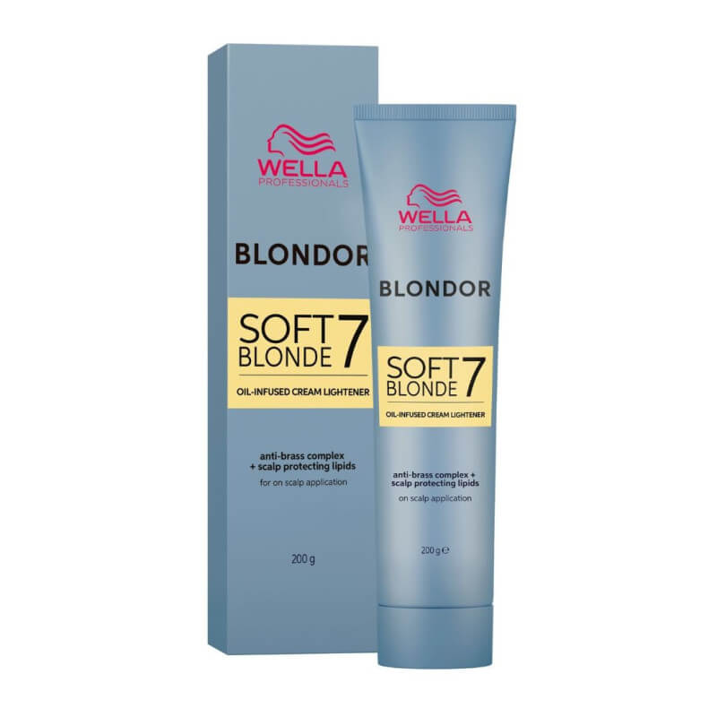 Blondor Soft Blonde 7 ontkleurende crème van Wella 200 g