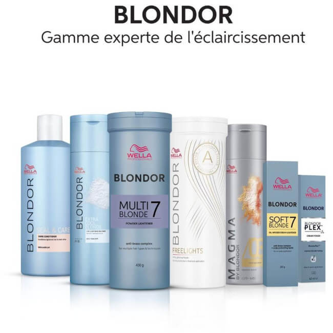 Decolorante in polvere BlondorPlex 9 Wella da 400g.