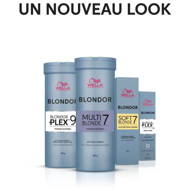 Decolorante in polvere BlondorPlex 9 Wella da 400g.