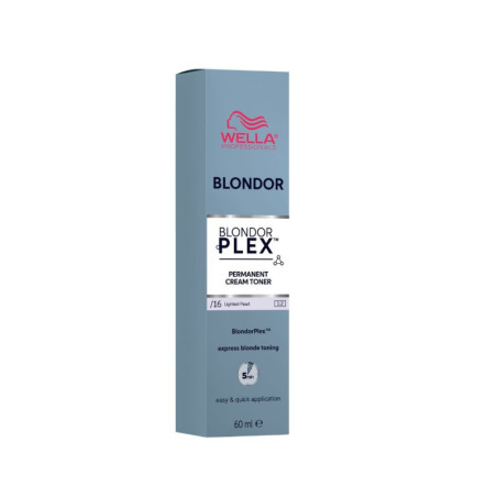 Tóner crema BlondorPlex Lightest Pearl de Wella 60ML.