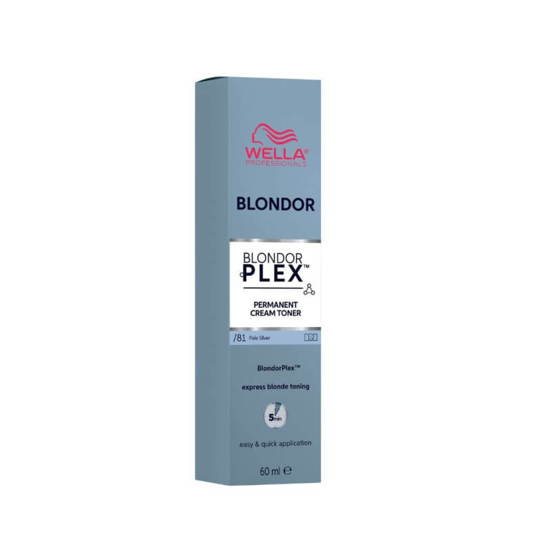 Tóner BlondorPlex Pale Silver Wella 60ML