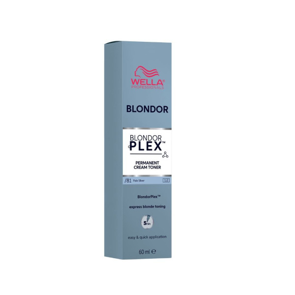 BlondorPlex Pale Silver Wella 60ML Cream Toner