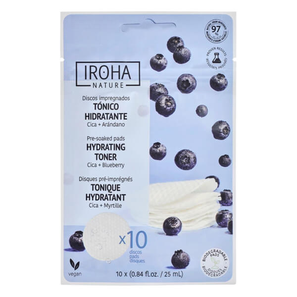 Disques Tonique Exfoliant Ananas Iroha 10 pads