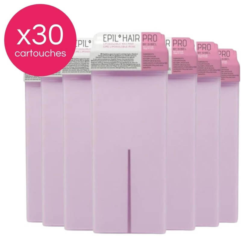 Pack 30 Cartouches cire 100 ML Roses