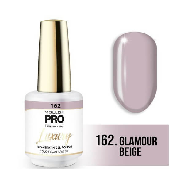 Luxury semi-permanent nail polish n°156 seashell Mollon Pro 8ML