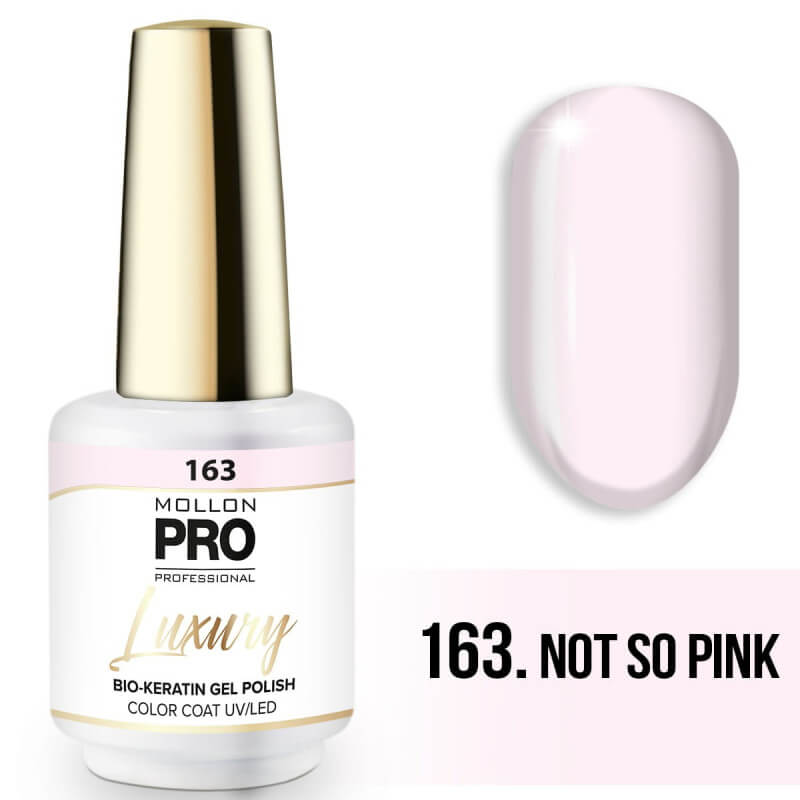 Verniz semi-permanente Luxury n°162 Glamour Bege Mollon Pro 8ML