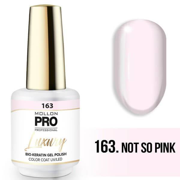 Verniz semi-permanente Luxury n°162 Glamour Bege Mollon Pro 8ML Verniz semi-permanente Luxury n°162 Glamour Bege Mollon Pro 8ML