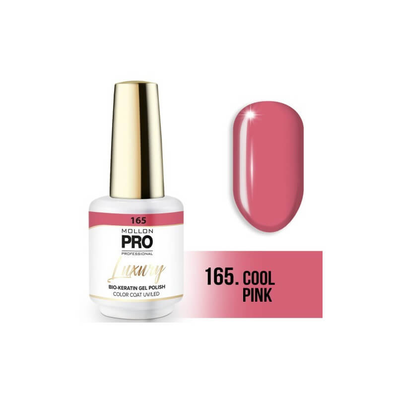 Luxury semi-permanent nail polish n°156 seashell Mollon Pro 8ML