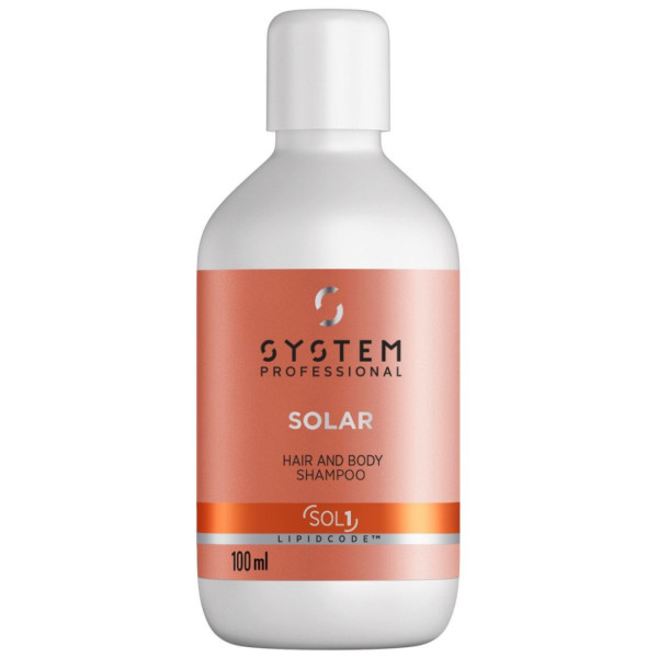 Shampooing douche SOL1 Hair System Professional Solar 100ml