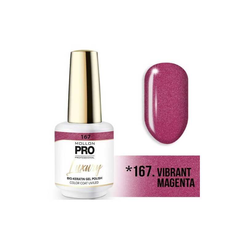 Esmalte de uñas semipermanente de lujo n°156 concha marina Mollon Pro 8ML