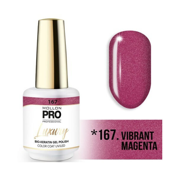 Vernis semi-permanent Luxury n°162 Glamour Beige Mollon Pro 8ML